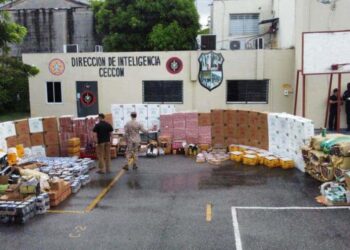 Decomisan 1,500,000 unidades de cigarrillos de diferentes marcas y otras mercancías