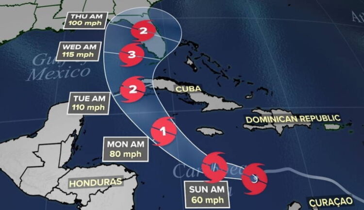 El huracán Helene en EE.UU. y el huracán John en México, en vivo: trayectoria, noticias y más