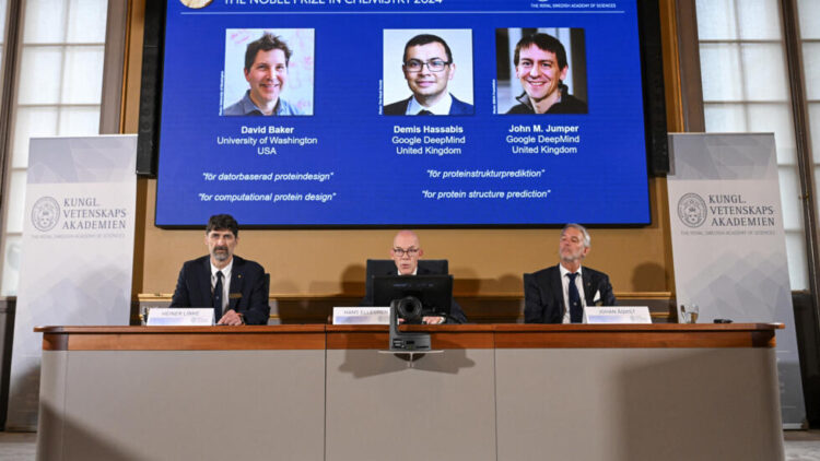 Nobel de Química 2024 a David Baker, Demis Hassabis y John Jumper por revelar los secretos de las proteínas con IA y computación