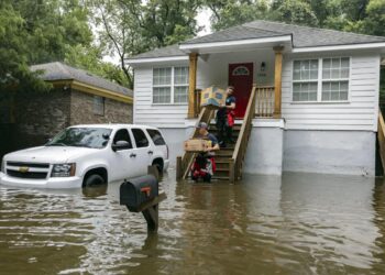 Desbordamientos en Mao: las lluvias causan los peores daños urbanos