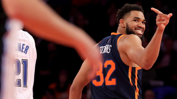 NBA define los cuartos de final de su Copa, Towns anota 23 con 15 rebotes en triunfo de los Knicks