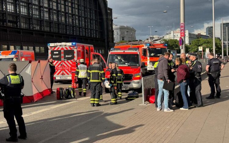 Doce heridos tras ser atacados por una mujer con un cuchillo en Hamburgo