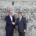 Luis Abinader y Leonel Fernández sostienen reunión en la sede de Funglode