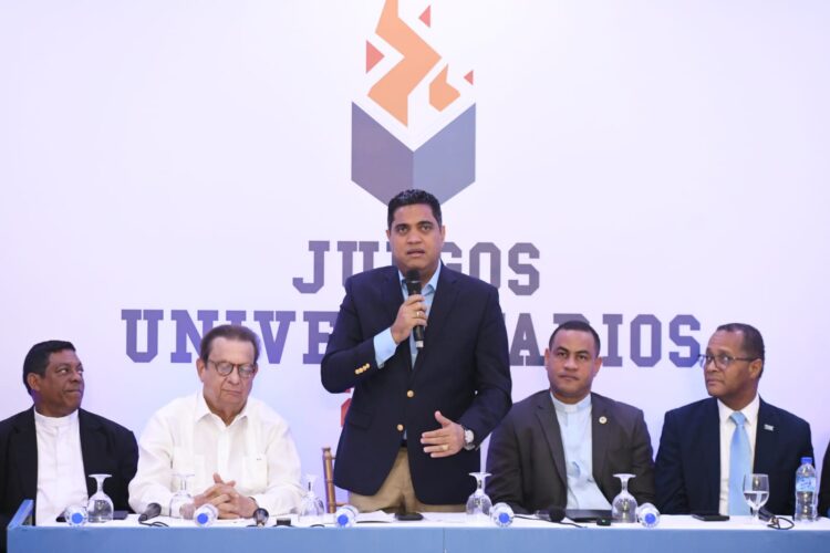 Ministro Kelvin Cruz anuncia rescate de los Juegos Deportivos Universitarios 2025